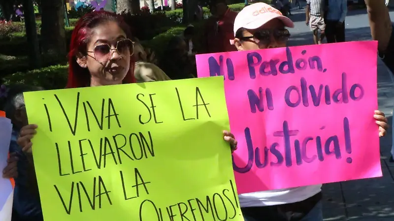 Protesta desaparecidos Xalapa
